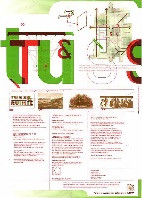 Poster & invitation of the project TUSS&RUIMTE