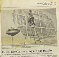 article in the -trierer Volksfreund-