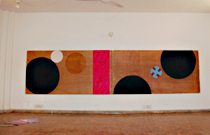 Oilpaint pattern right wall