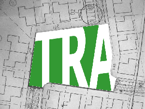 tra: vorm -  restvorm in relatie tot de open plek