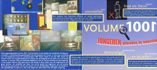Cover of the CD-Rom VOLUME1001 Stad als Decor