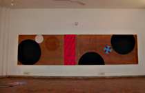 Oilpaint pattern right wall